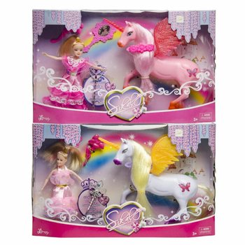 SET GIOCO UNICORNO E PRINCIPESSA - IN CONFEZIONE REGALO DI LUSSO (1 pz.)