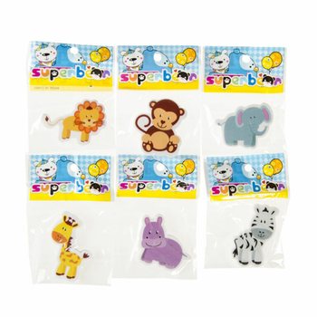 Gomme per Cancellare Animali Mix in Display (30 pezzi)