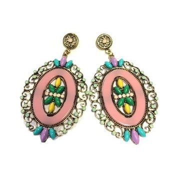 Orecchini Multicolore (1 pz.) - Stile Ibiza