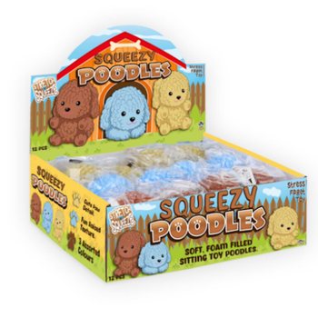 Barboncini Stretchy Squishy in Display (12 pezzi)