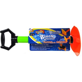 Pala da spiaggia con pistola ad acqua integrata