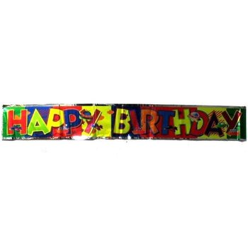 STRISCIONE HAPPY BIRTHDAY (15 pz.)
