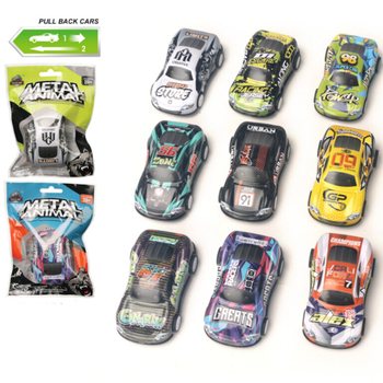 Macchinine da Corsa in Metallo Pull Back in Sacchetto Regalo (24 pezzi)