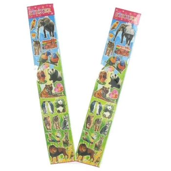 FOGLIO DI ADESIVI - ANIMALI SELVATICI (50 pz.)