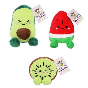 PELUCHE FRUTTA - ALTEZZA 15CM - MODELLI ASSORTITI (12 pz.)