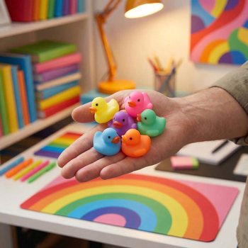 PAPERE SQUISHY PER PESCA DI BENEFICENZA - IN DISPLAY (72 pz.)