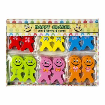 Gomme Smiley Allegre 2 Pezzi (36 set)