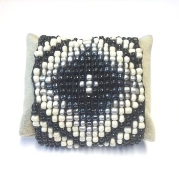 Braccialetto Azteco Nero/Crema (1 pz)