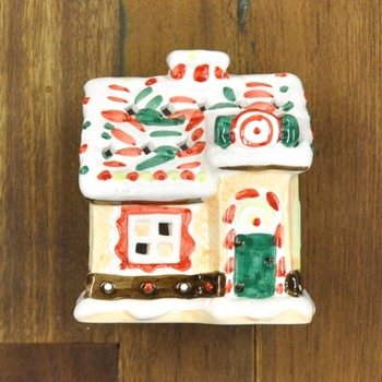 PORTACANDELE CASETTA DI NATALE (3 pz.)