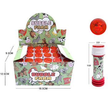 BOLLE DI SAPONE FATTORIA, 25ML IN DISPLAY (24 pz.)