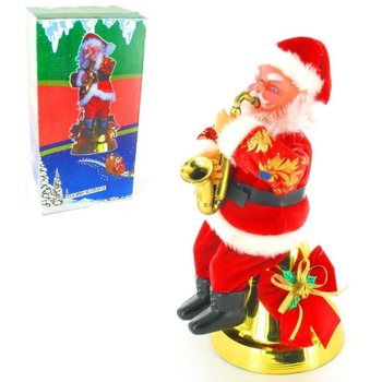 Babbo Natale Animato con Sassofono (2 pz.)
