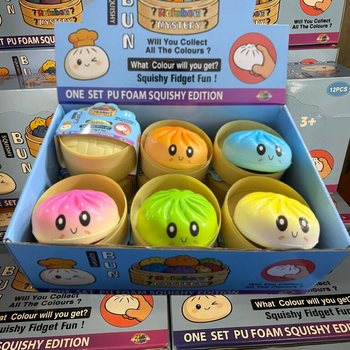 RAGE - Squishy Bun Dumplings GRANDI - ONE SET PU FOAM SQUISHY EDITION (12 pz.)