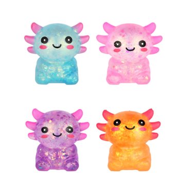 Squeeze Axolotl - con Ripieno Gel Sugar - in Display (12 pz.)