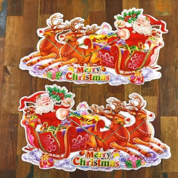CARTELLI DECORATIVI IN 2 PEZZI - SLITTA (1 pz.)