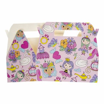 Scatola Menu Principessa - Porta Menu Bimbi - 22,5 x 12 x 9,5 cm (24 pz.)