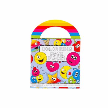 Piccoli album da colorare Smiley con adesivi (48 pz.)