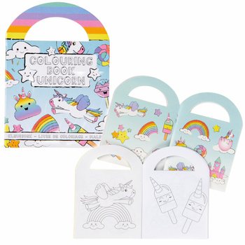 Piccoli album da colorare Unicorni con adesivi (48 pz.)