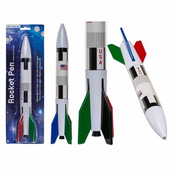 MEGA CONVENIENTE | Penna a Sfera Gigante XL a Razzo a 4 Colori (12 pz.)