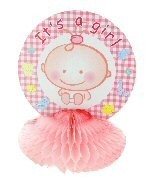 Decorazione Tavolo Nascita - Rosa Neonato (12 pz.)