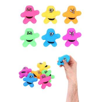 Squeezy Splat Man - Mix Colori - In Espositore (24 pz.)