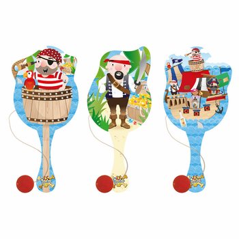 Gioco con Bacchetta e Pallina Pirata (12 Pezzi)
