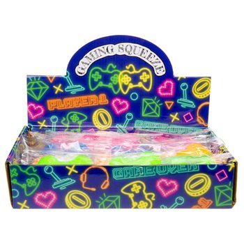 Gamepad Antistress Squeeze - Mix Colori Neon - in Display (12 pz.)