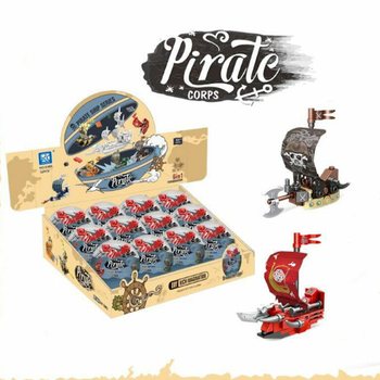 Mattoncini Nave Pirata in Palla a Sorpresa - Display (12 pz.)