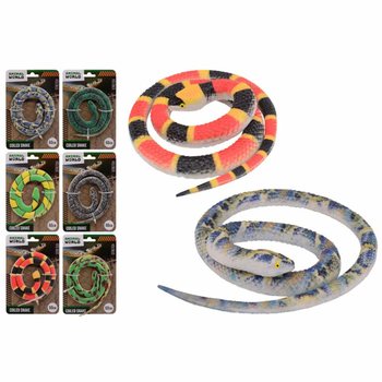 Serpente Animal World su Card (60 cm) - Display 24 pezzi