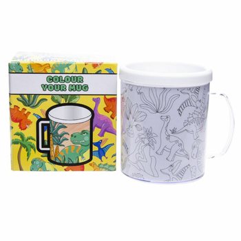 Set di 2 Bicchieri Dinosauro da Colorare