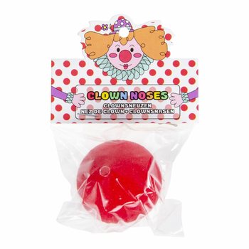 Nasi da Clown in Gommapiuma Rossi (48 pezzi)