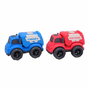 JOUECO - Set Veicoli di Soccorso BIO - Adatto dai 18 Mesi (1 pz.)