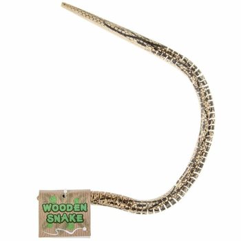 Serpente Snodato in Legno - 50cm - Display (24 pz)