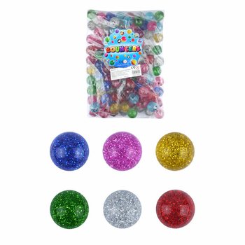 Palline Rimbalzanti Glitterate Ø3.3CM (100 pezzi)