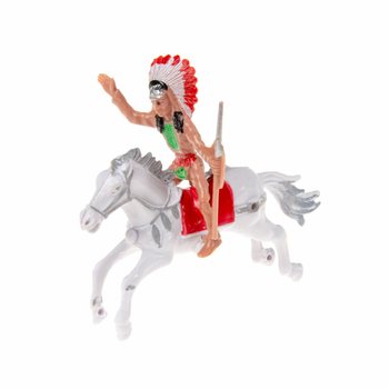 Mix Statuette Cowboy e Indiano su Cavallo (12 pz)