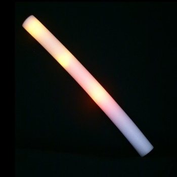 Bastone LED in Schiuma Monocolore - Stick da Festa - Arancione (24 pz)