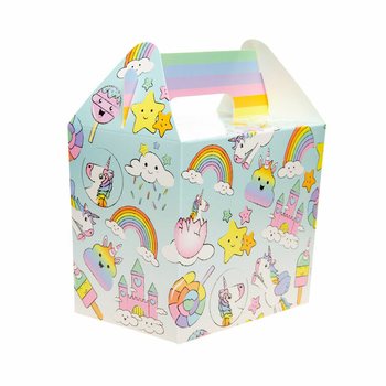 Scatola Menu Bimbi / Scatolina Regalo Unicorno 14x10x17 cm (12 pz.)