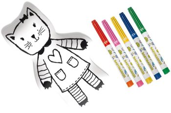 SES My First - Gatto di Peluche da Colorare (1 pz.)