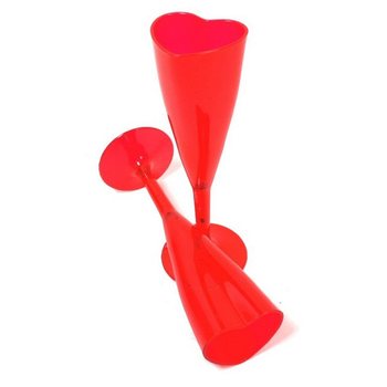 Bicchieri da Champagne a Forma di Cuore (12 pz.)