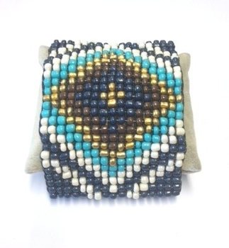 Bracciale Azteco Blu (1 pz.)