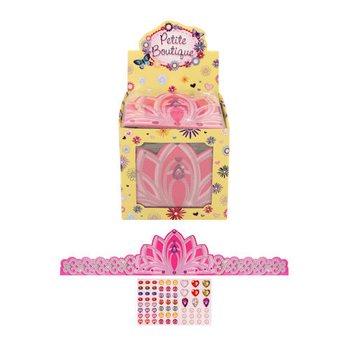 Corone da Principessa in Cartone Regolabili in Display (84 pz.)