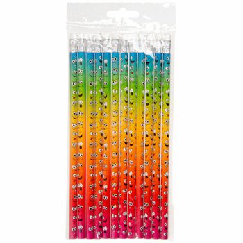 Matita Smiley con Gomma (12 pz.)