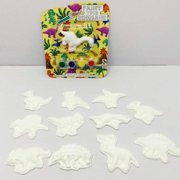 Set Dipingi il Tuo Dinosauro su Card (12 pezzi)