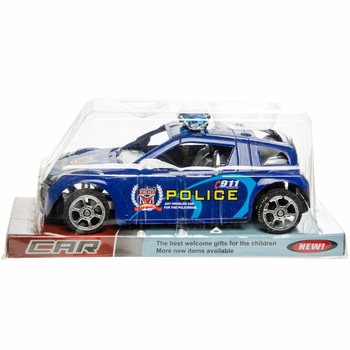 Auto della Polizia a Frizione su Blister (6 pz.)