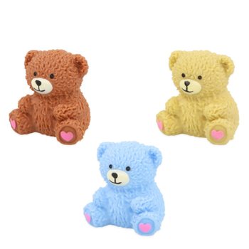 ORSETTO SQUISHY SQUUZY - COLORI MISTI - IN DISPLAY (12 pz.)
