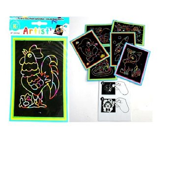 DISEGNI MAGICI DA GRATTARE (48 pz.)