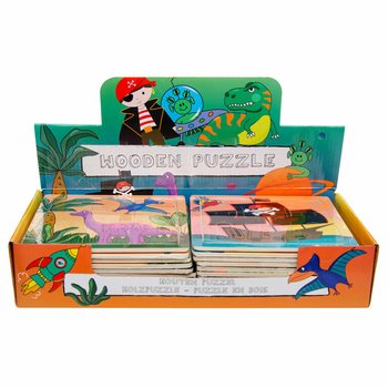 Mix Puzzle in Legno per Bambini in Display (24 pz.)
