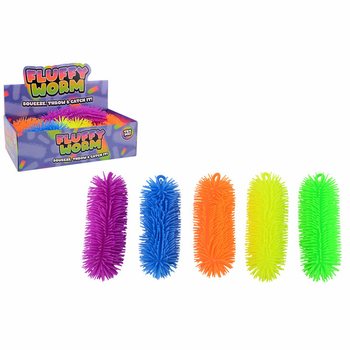 Grande Verme Fluffy 22 cm - Display Assortito (12 pz.)