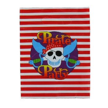 10 Sacchetti di Compleanno - Pirate Party (Set da 6)