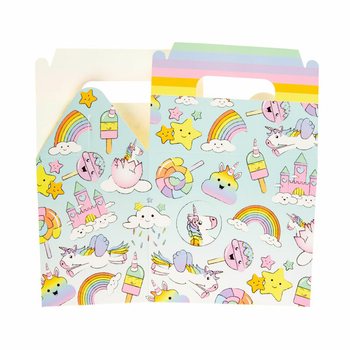 Scatola Menu Bimbi / Scatolina Regalo Unicorno 14x10x17 cm (12 pz.)