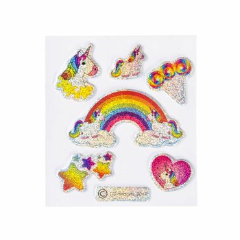 ADESIVI GLITTERATI - UNICORNO (100 pezzi)